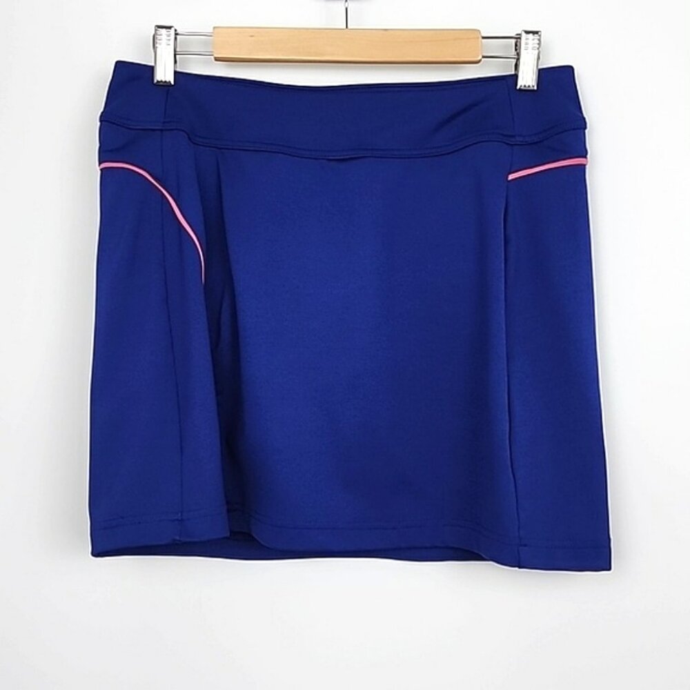 Under Armour Women's Royal Blue Pink Trim HeatGear Athletic Skort Skirt S